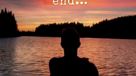 This is not the end… this is the beginning of you