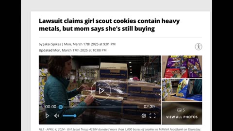 WARNING! GIRL SCOUT COOKIES REVEALED TO CONTAIN "TOXIC" METALS AND POISON!