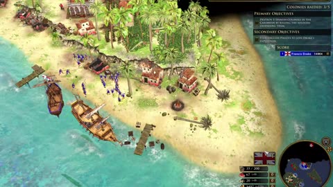 Age of Empires III: Definitive Edition – Historical Battles – Raid on the Caribbean