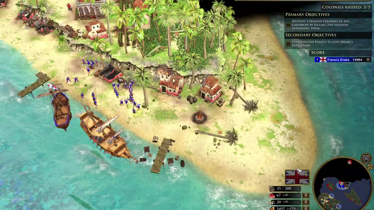 Age of Empires III: Definitive Edition – Historical Battles – Raid on the Caribbean