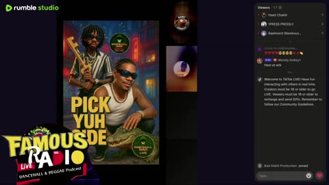 DANCEHALL WAR LYRICAL FEUDS On FamousRadio.Live #3