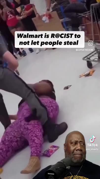 ACESMARTZ TALKS ABOUT BIG AZZ WOMAN CAUGHT STEALING IN WALMART