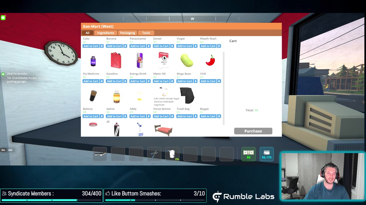 Wumble Wednesday! Time to sell some goods in Schedule 1