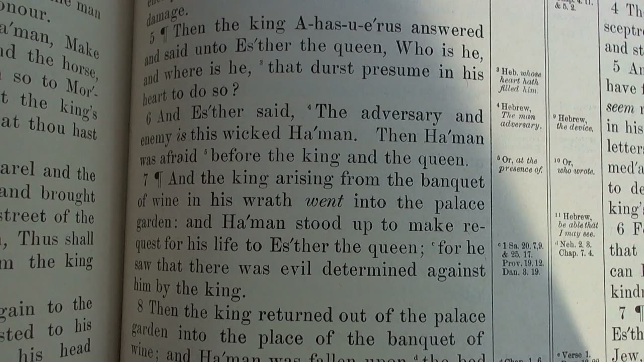 Haman reaps the fruit of his conniving