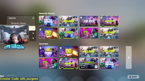 Sith_surgeon - Family Friendly Fortnite Live Stream