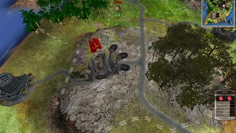 Massive Assault Network 2: map Emerald, playing on Linux (Lutris, Wine, Conty) against AI, victory