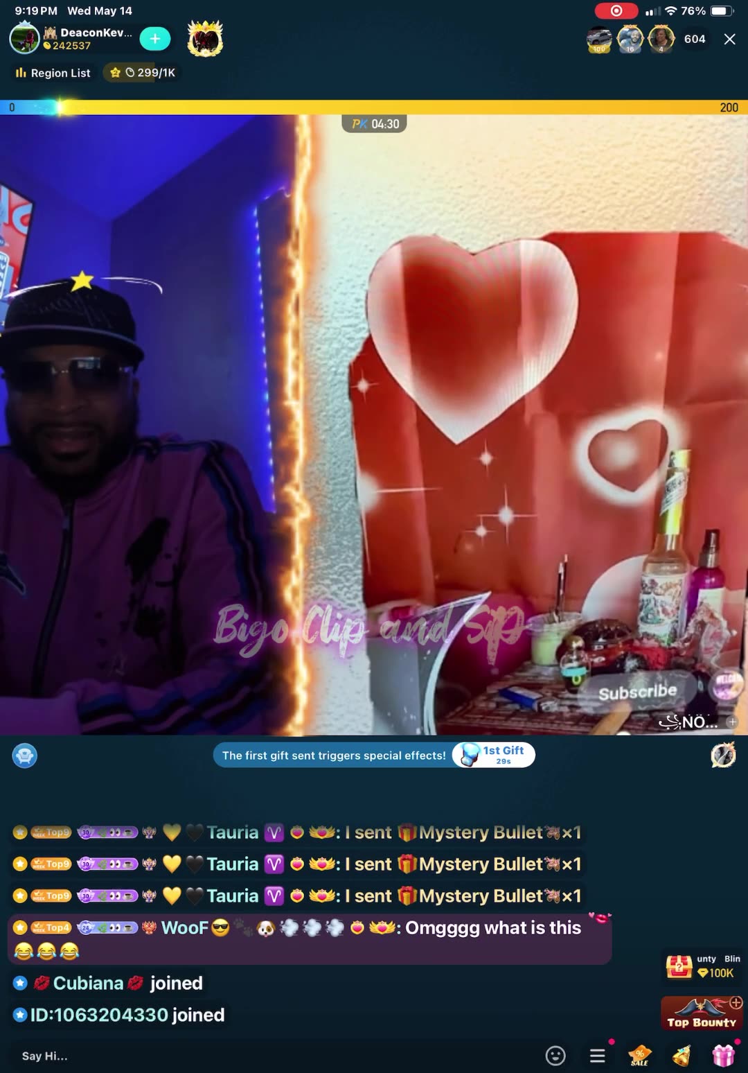 The brother lines Nony n discusses how he can see Keith 5/14/25 #bigoclipandsip