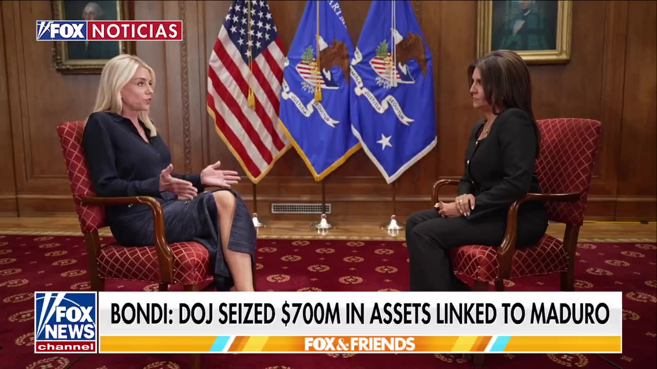 AG Pam Bondi reveals DOJ seized $700M in assets linked to Venezuelan President Nicolás Maduro