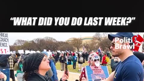 Politics - 2025 DOGE Officer Confronts Useless Liberal Globalist Commie Federal Employees Protesting