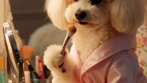 Poodle’s Blush Time 🐩💖