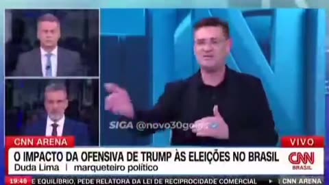 JÁ DEU! Comentarista polítivo da CNN perde a paciência com Lula. DEFENDA O BRASIL DO LULA!