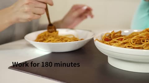 The World's First Rechargeable Self-heating Plate