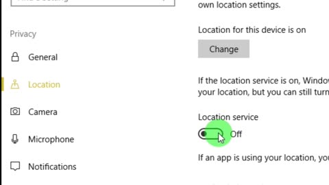 customize privacy setting of location