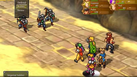 Suikoden 1 HD Remaster Gate Rune War Gameplay Part 3.
