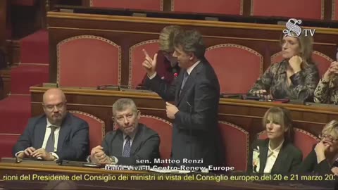 Renzi - Intervento in Senato - Replica (18.03.25)