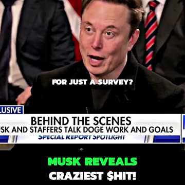 Elon MUSK REVEALS Craziest DOGE Finding😲
