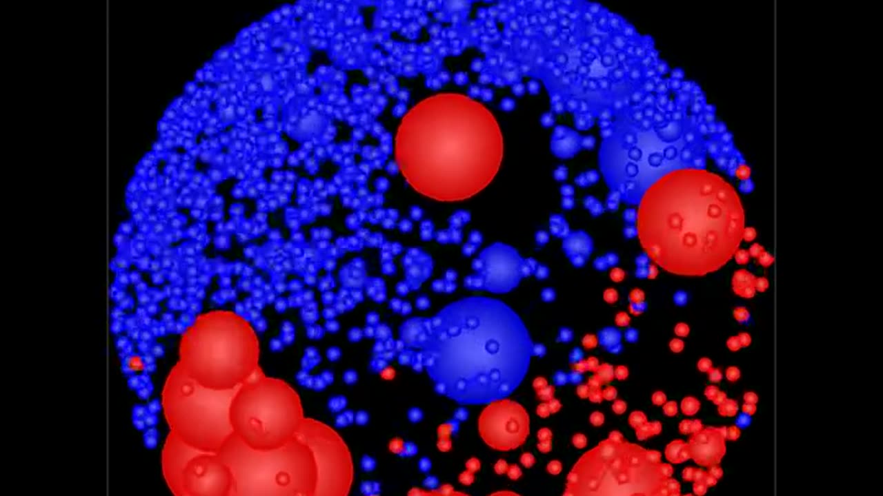 Red vs Blue Balls Game _ A Physics Simulation