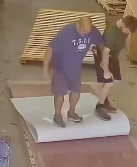 The old guy training the new guy