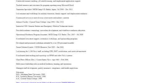 The Jack Bosma Resume