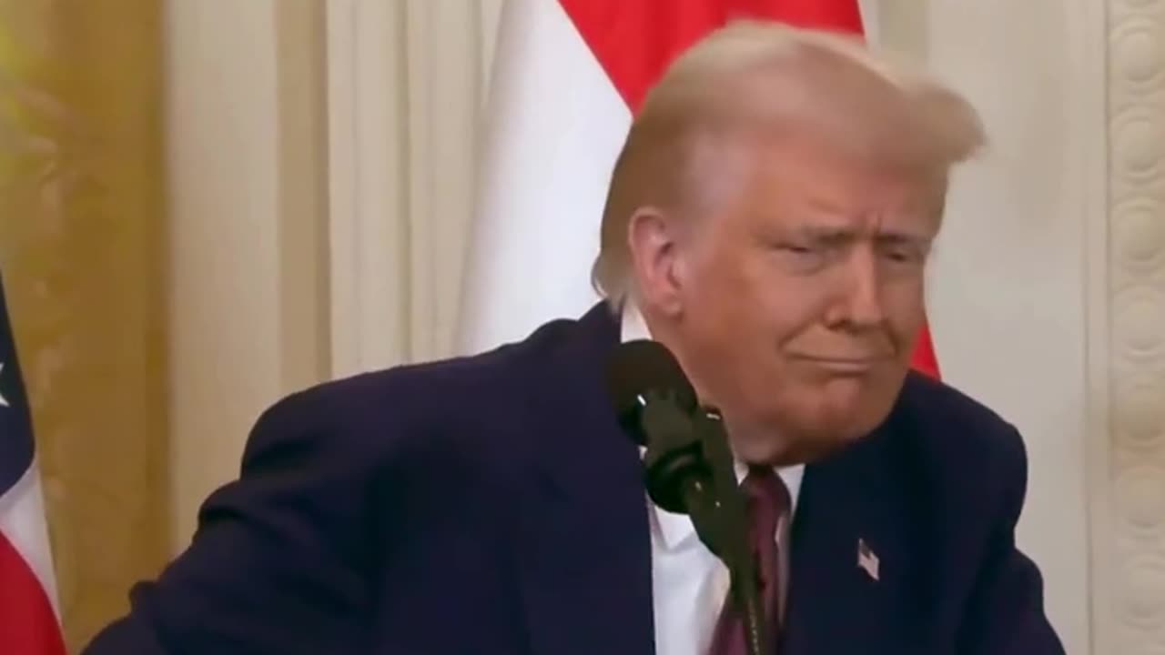 The MSM when questioning President Trump