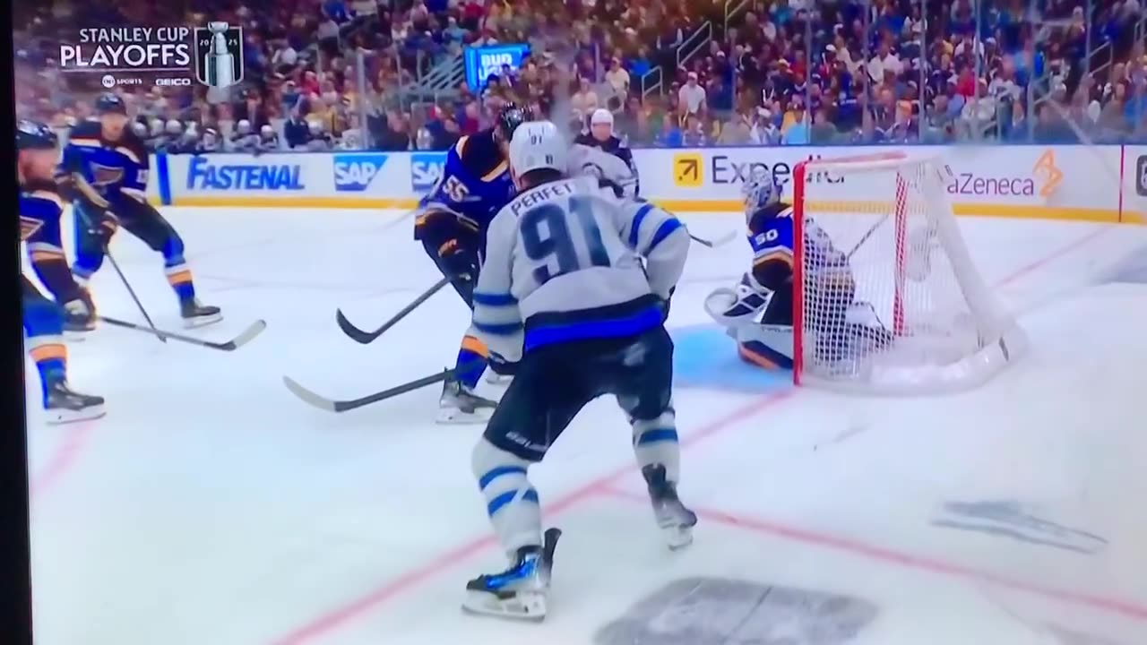 Jets C #91 Coke Perfetti PP🥅(1)🏒Batted Goal