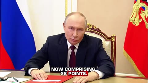Putin says Russia's ready to END WAR via PEACEFUL MEANS w/ Trump’s 28 point Peace Plan