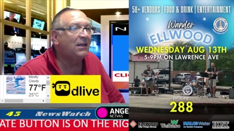 NCTV45 NEWSWATCH MORNING THUR AUGUST 14 2025 WITH ANGELO PERROTTA