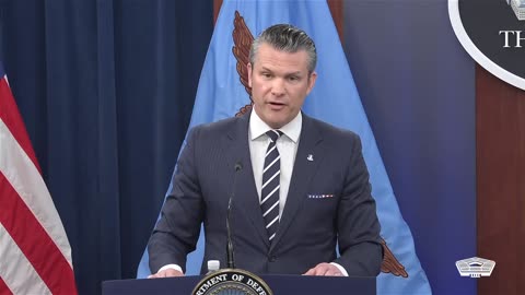 Defense Sec. Pete Hegseth remarks after US strikes Iran - June 22, 2025