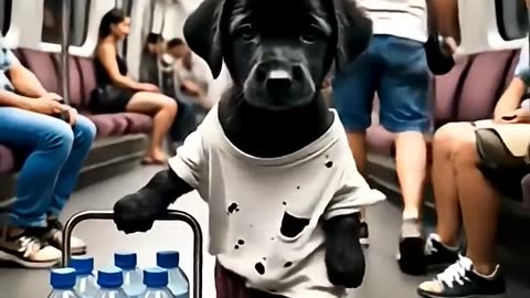 Poor puppies lost their home in a flood