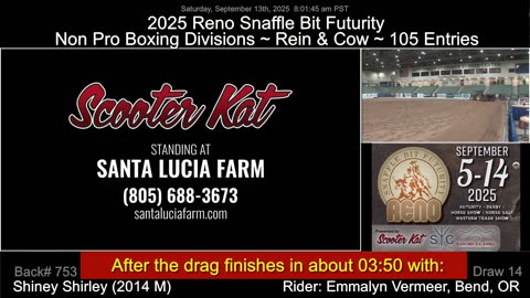 2025 Reno Snaffle Bit Futurity ~ Saturday NP Boxing