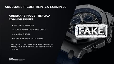 Audemars Piguet Replica Examples