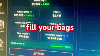 bitcoin price prediction! LOAD THE BAGS! #fyp 🔥🔥🔥