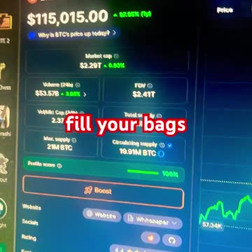 bitcoin price prediction! LOAD THE BAGS! #fyp 🔥🔥🔥