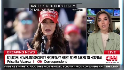 DHS Secretary Kristi Noem has been rushed to the hospital in DC
