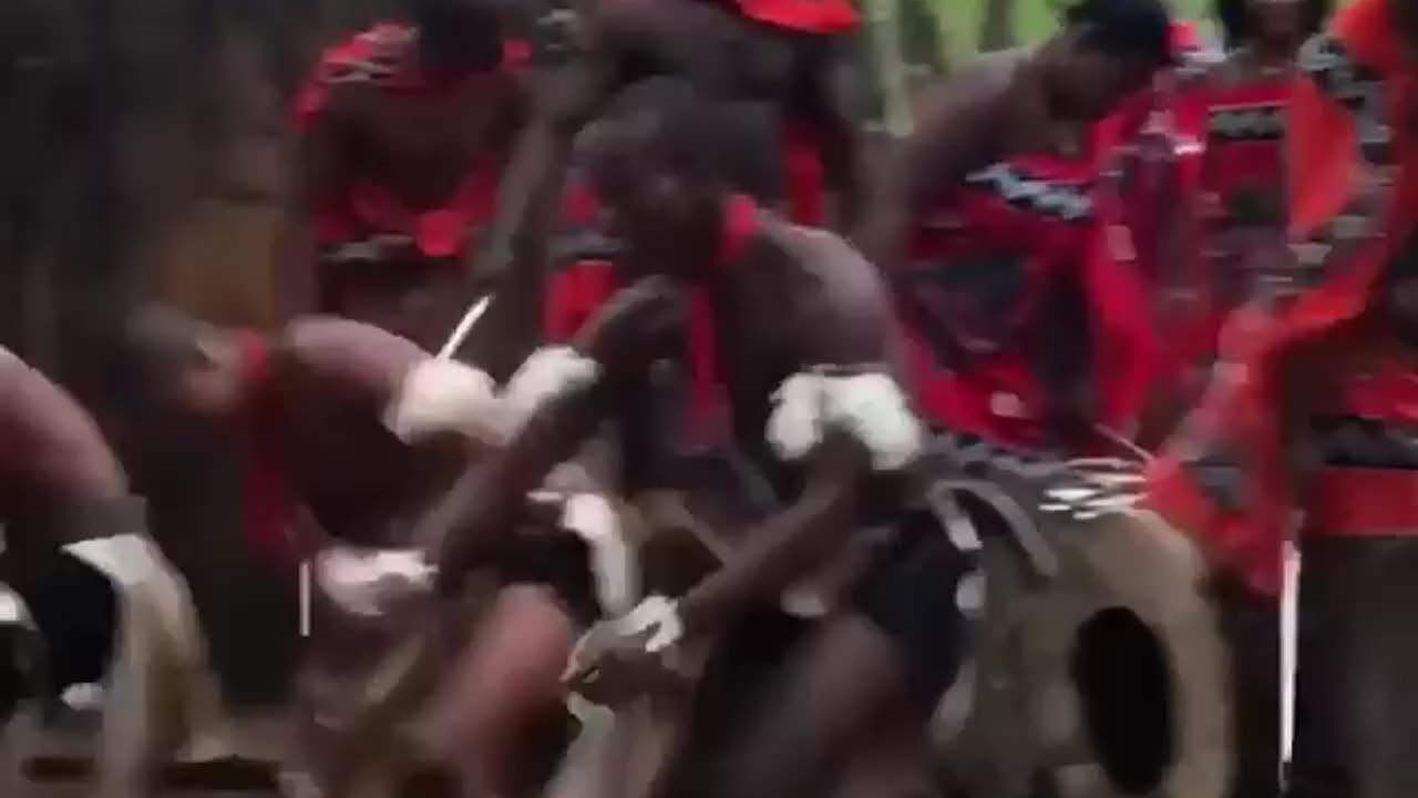 Emaswati warrior dance