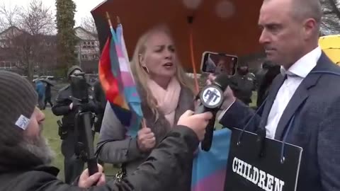 Tranny Attacks Victim For Free Speech