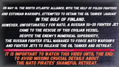 That's An ACT of WAR: Polish Fighter Jets, along with Estonian Warships, Attacked a Russian Vessel