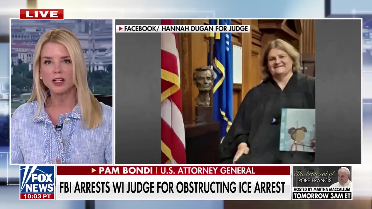 Pam Bondi details judge's actions before arrest_ 'Can't make this up'