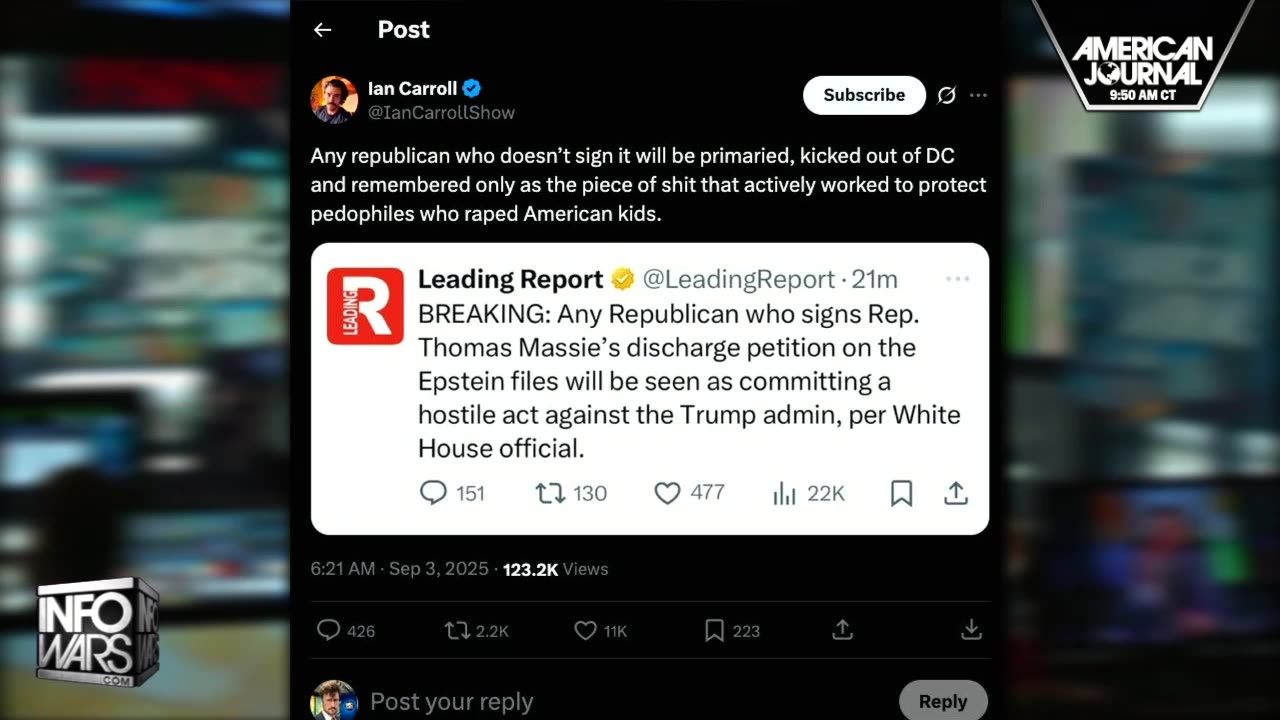 American Journal - Episode 1172 - WED Full Show 9.3.25