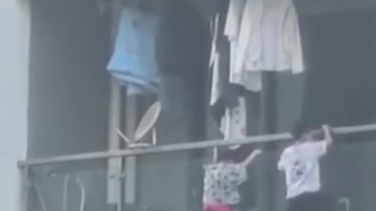 Terror at the Top: Two Children Rescued from the 13th Floor in China