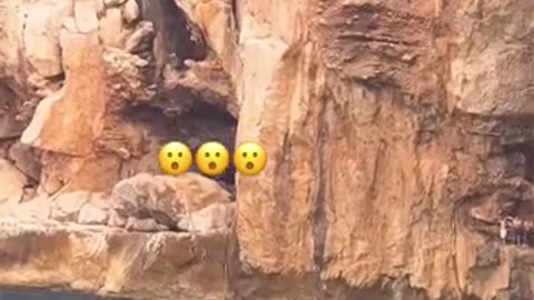 Could You Survive This Cliff Jump? 🏞️😱 50 Meters. One Leap. No Training.