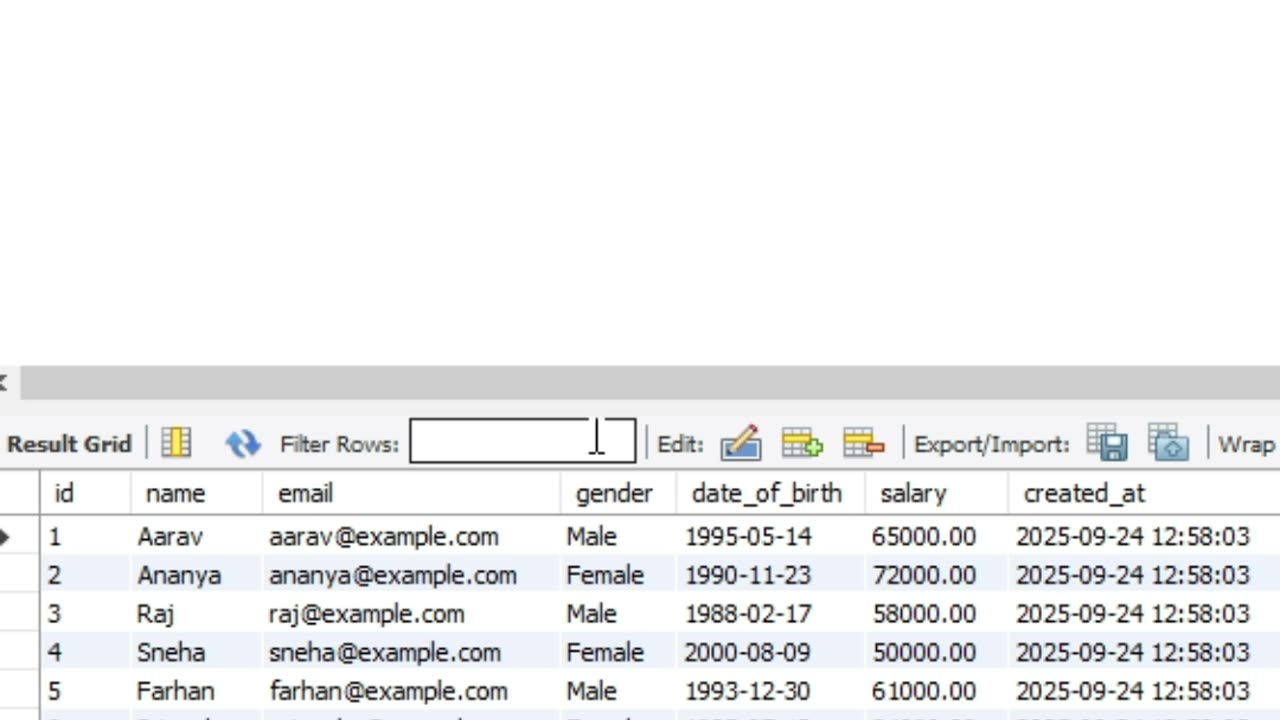 how to use Truncate in MY Sql #excel #database #mysql