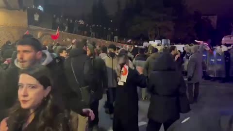 Turkish police have deployed tear gas to disperse large crowds in central Ankara