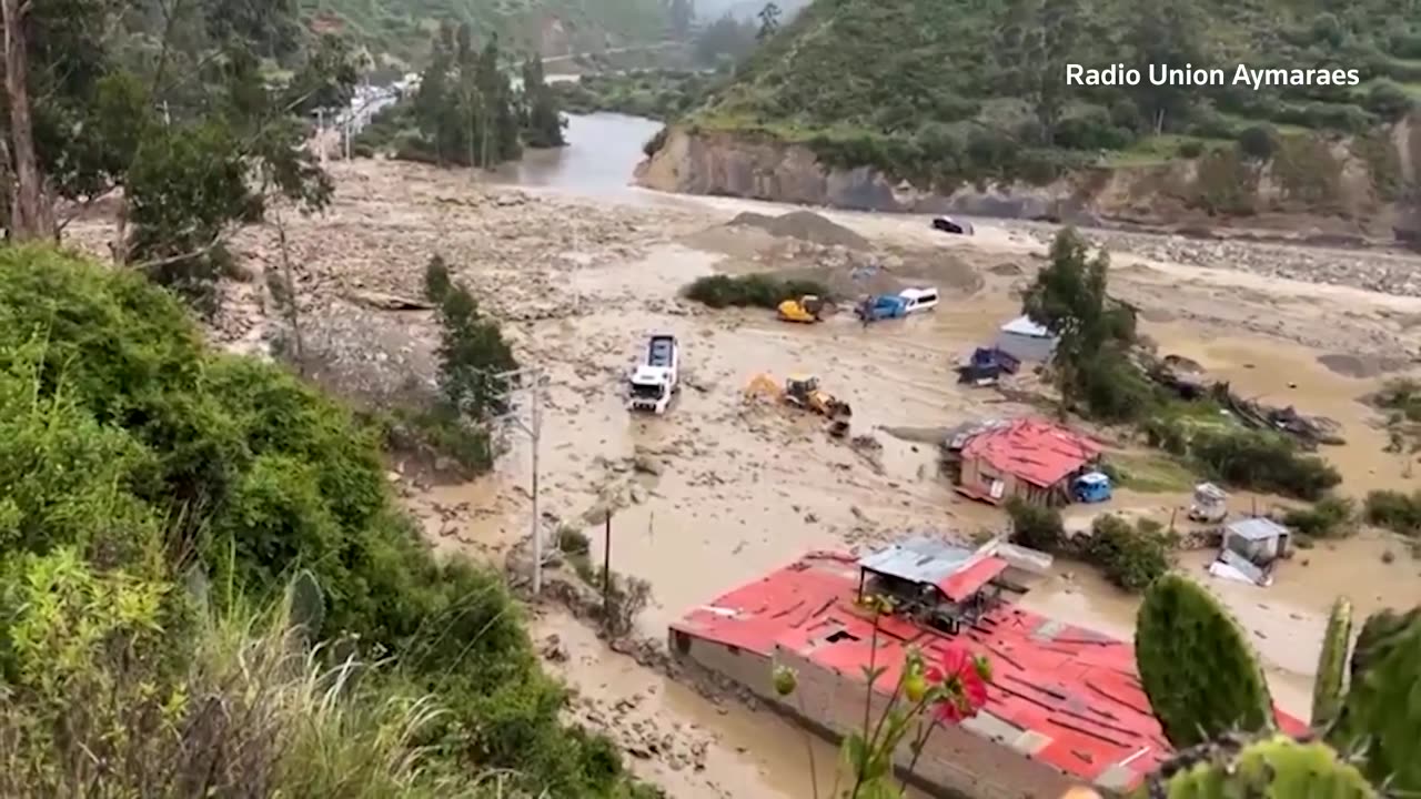 Intense rains unleash deadly landslides and floods in Peru