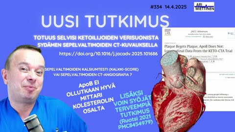 Korkeat kolesterolit, mutta terveet verisuonet