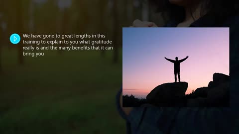The Attitude of Gratitude - Conclusion