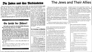 Der Sturmer 1941 - jews and their allies slovakia