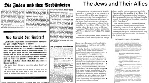 Der Sturmer 1941 - jews and their allies slovakia