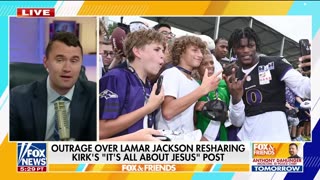 Charlie Kirk Applauds Lamar Jackson’s Courage and Conviction