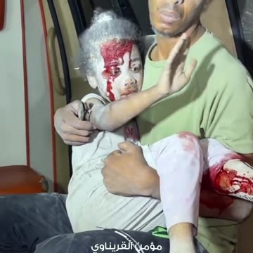 Israeli strike on a home in Al-Bureij camp, central Gaza